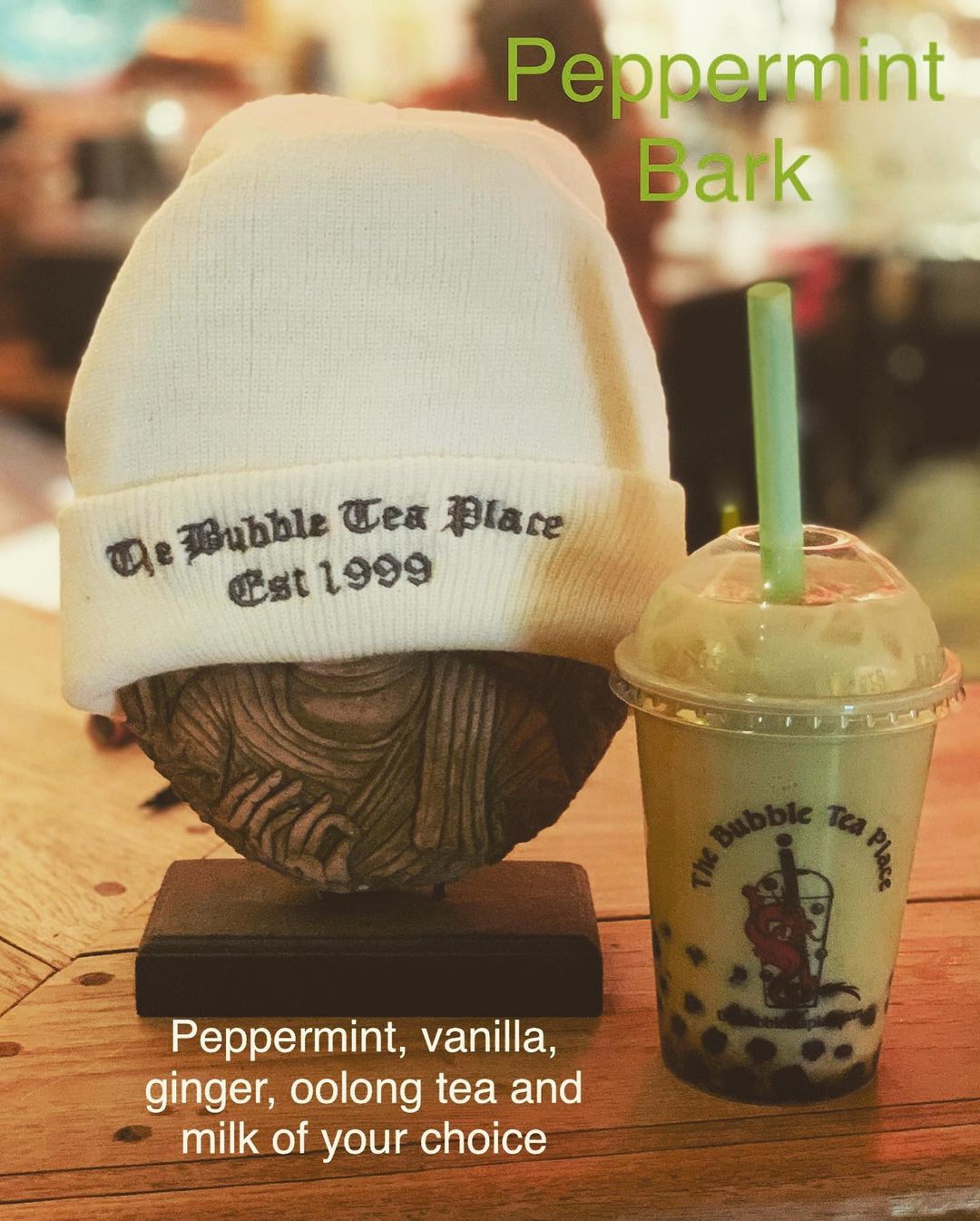 The Peppermint Bark drink special